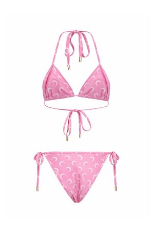 Bikini rosa con stampa moon MARINE SERRE | WSW011ACJER0003PK30